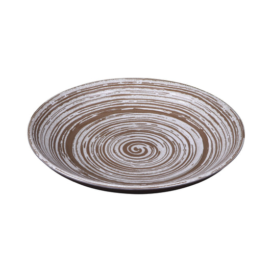 Melamine Round Bowl - Stardust White