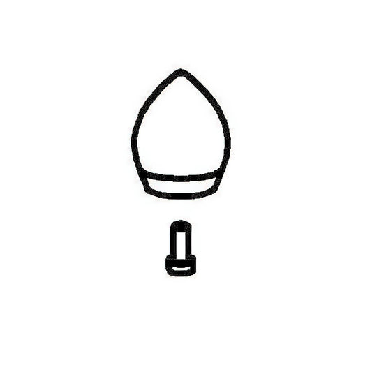 SPARE Knob  Stainless Steel Handle with screw 9 l  compa