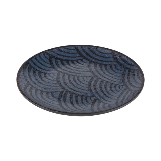 Melamine Round Plate - Catalina Dark Blue