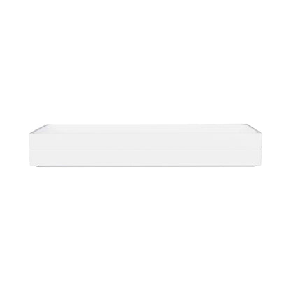 Melamine Rectangular Bin - White