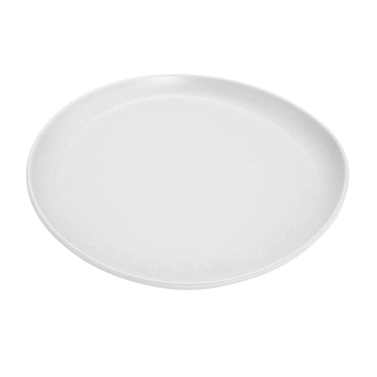 6" White, Melamine, Small Serving Plate, 0.65" H, G.E.T. Riverstone (12 Pack)