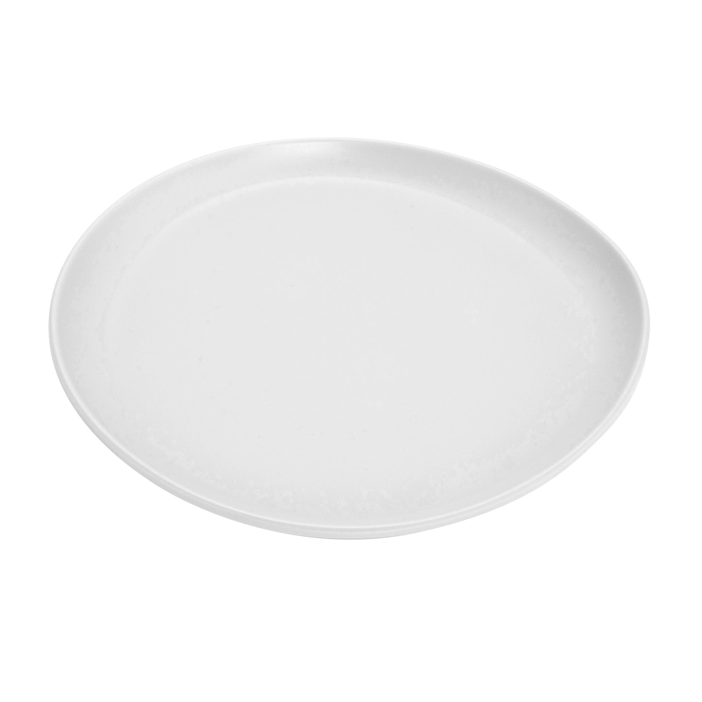 6" White, Melamine, Small Serving Plate, 0.65" H, G.E.T. Riverstone (12 Pack)