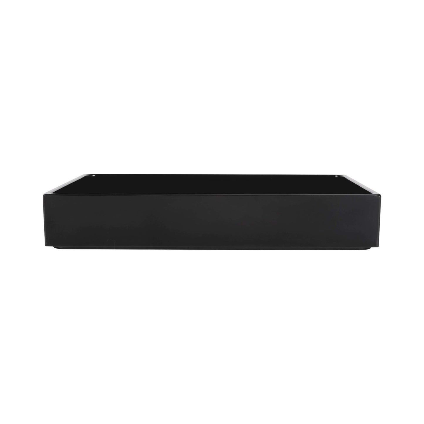 Melamine Rectangular Bin - Black