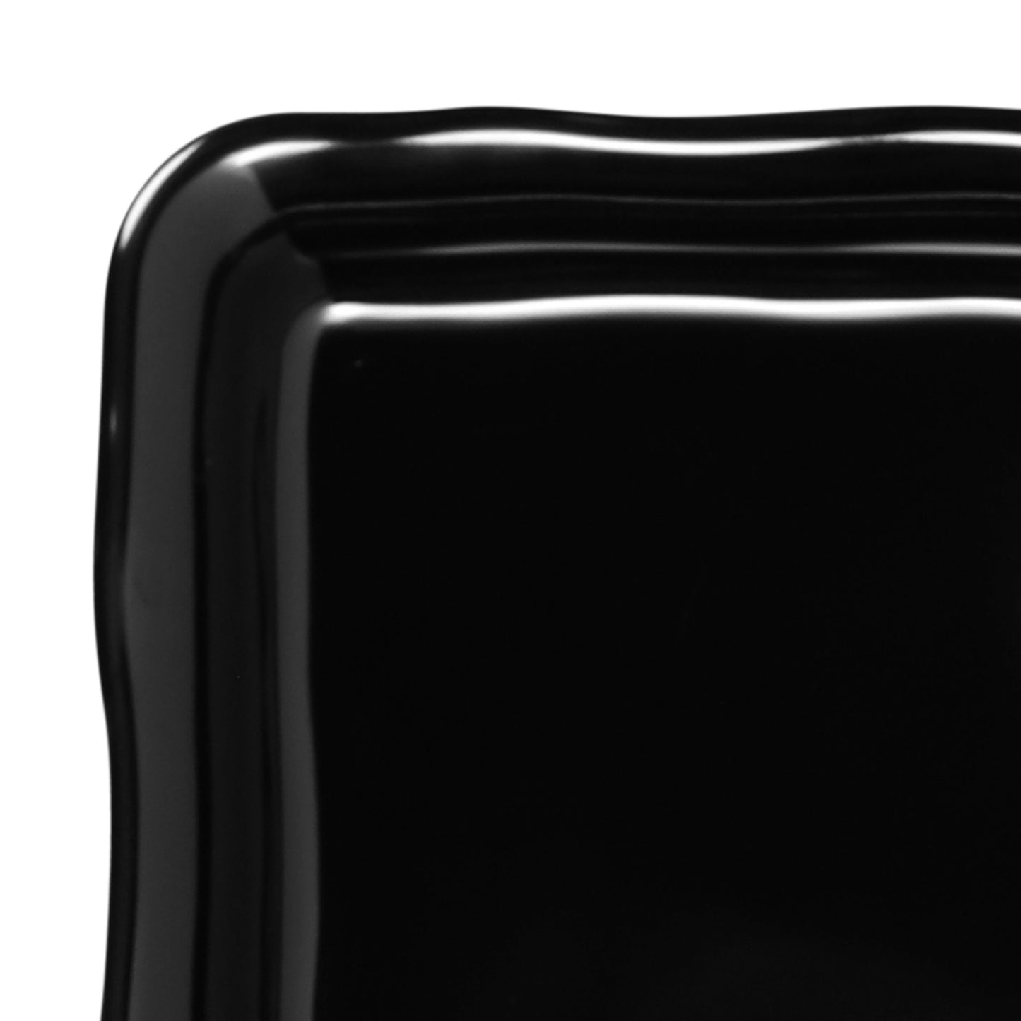 Melamine Square Organic Tray - Black