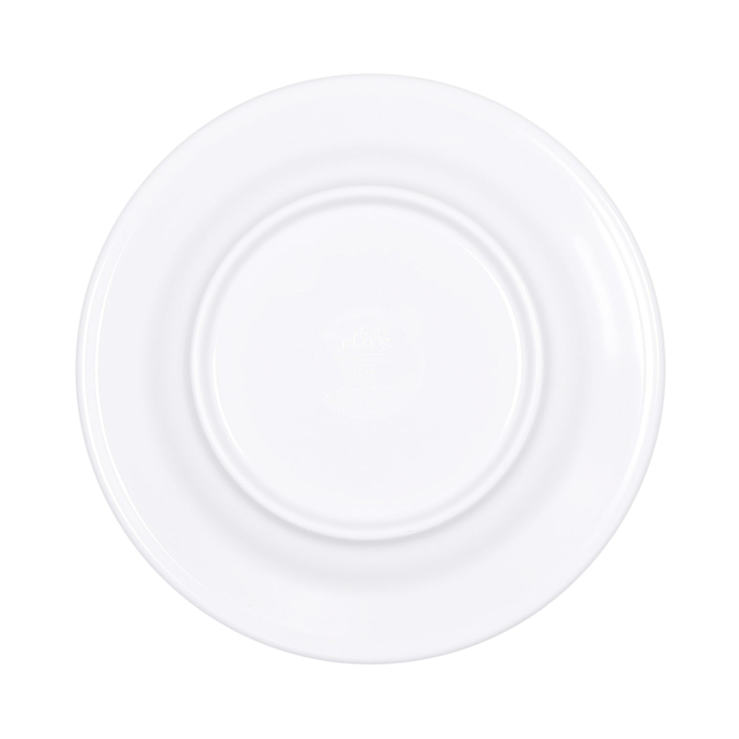 Melamine Round Saucer - White