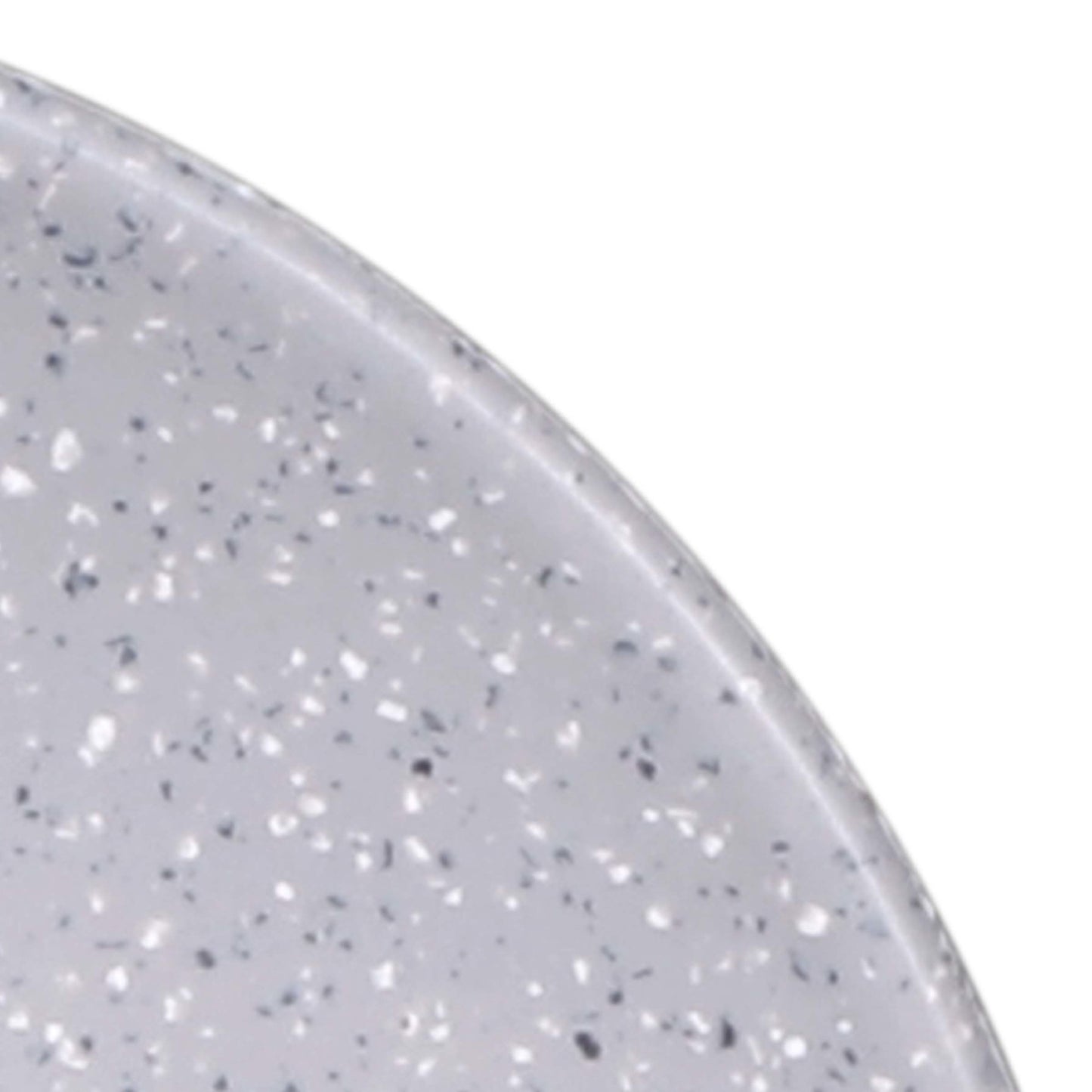 Melamine Round Plate - Granite Stone
