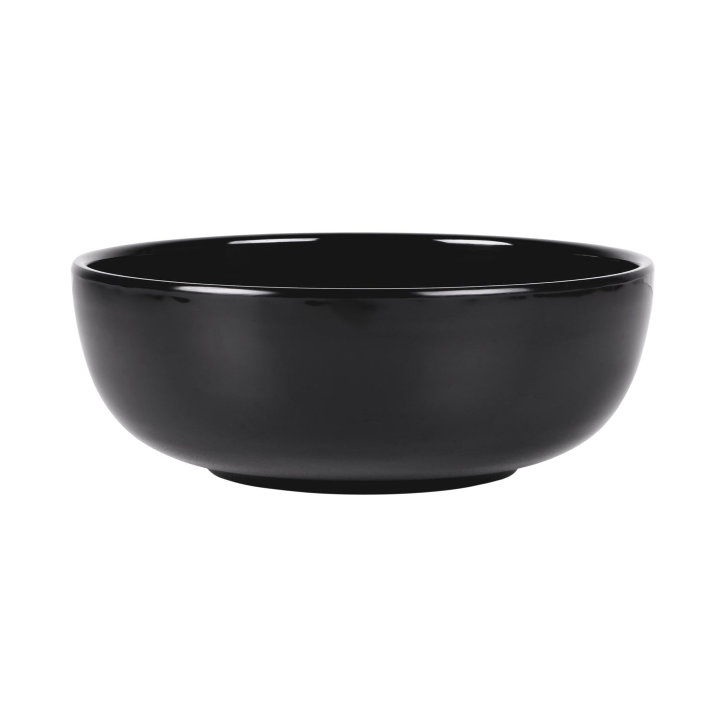 Melamine Round Ring Bowl - Black