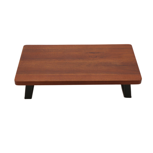 13.8" x 7.5" Wood Riser w/ Foldable Legs, 3" h