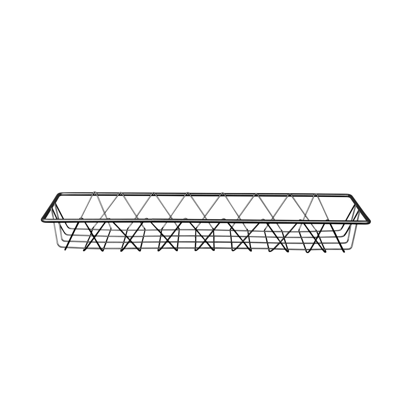Metal Rectangular Wire Basket - Gunmetal Grey