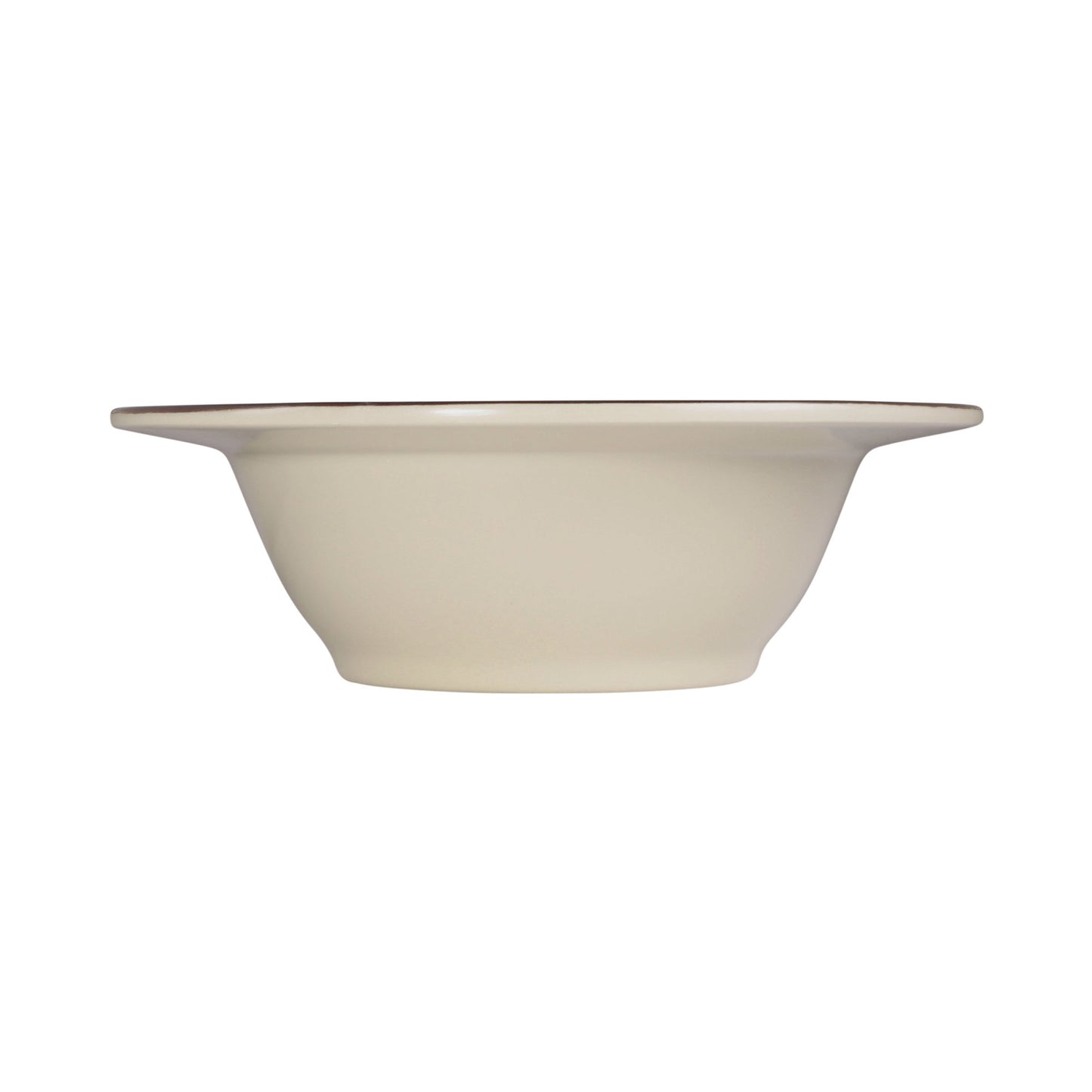Melamine Round Crackle Bowl - Vanilla