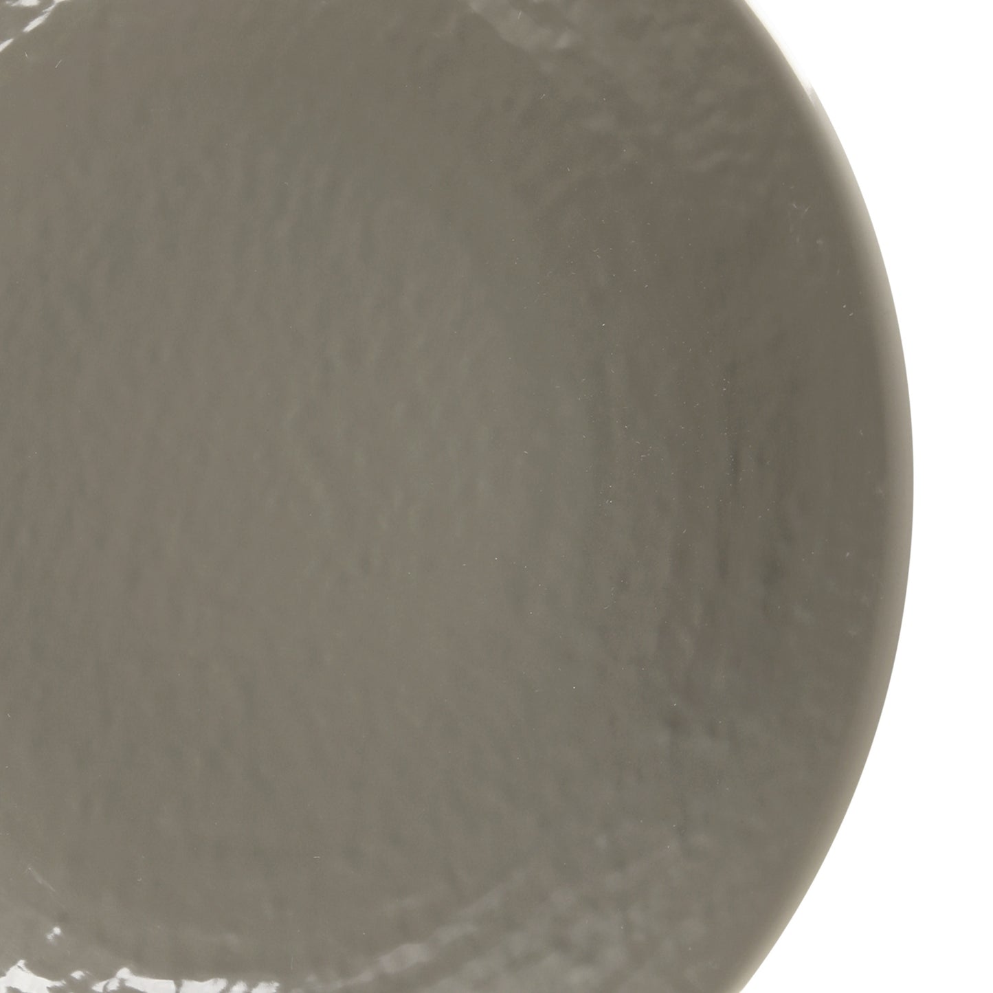 Melamine Round Pebble Plate - Mushroom