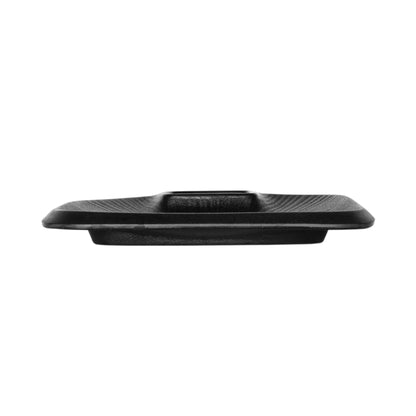 Melamine Square Chip & Dip Plate - Black