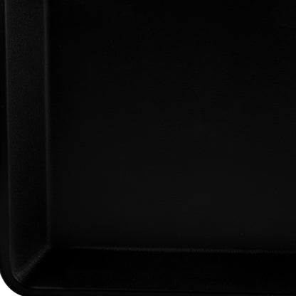 Melamine Faux Cast Iron Fry Pan - Black