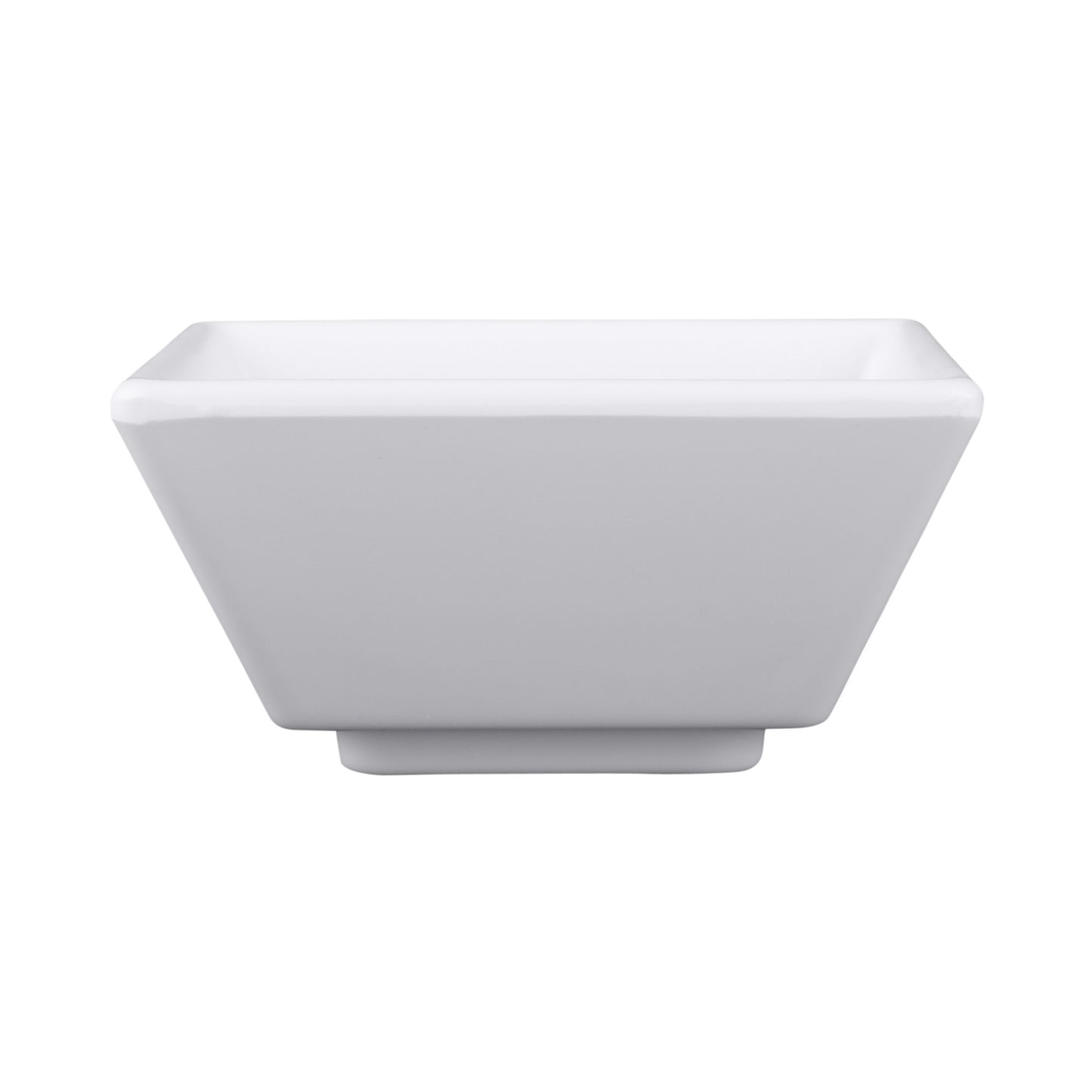Melamine Square Ramekin - White