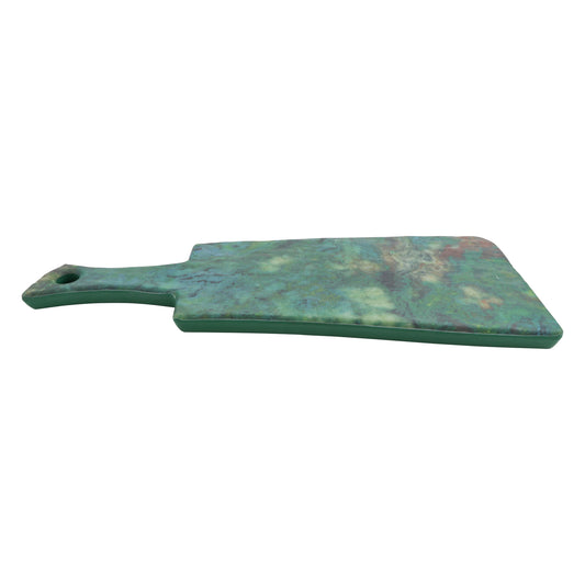 15.5" lapis parrot wing rectangle melamine board with handle, 15.5"L x 6"W x .5"H, GET, cheforward