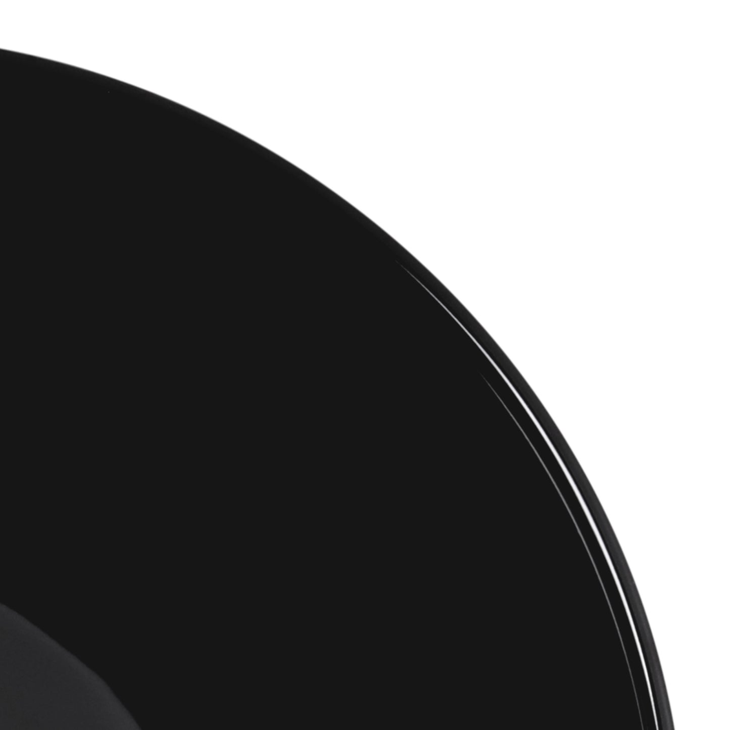 Melamine Medium Round Bowl - Black