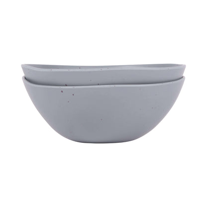 Melamine Round Bowl - Dark Gray w/ Speckle