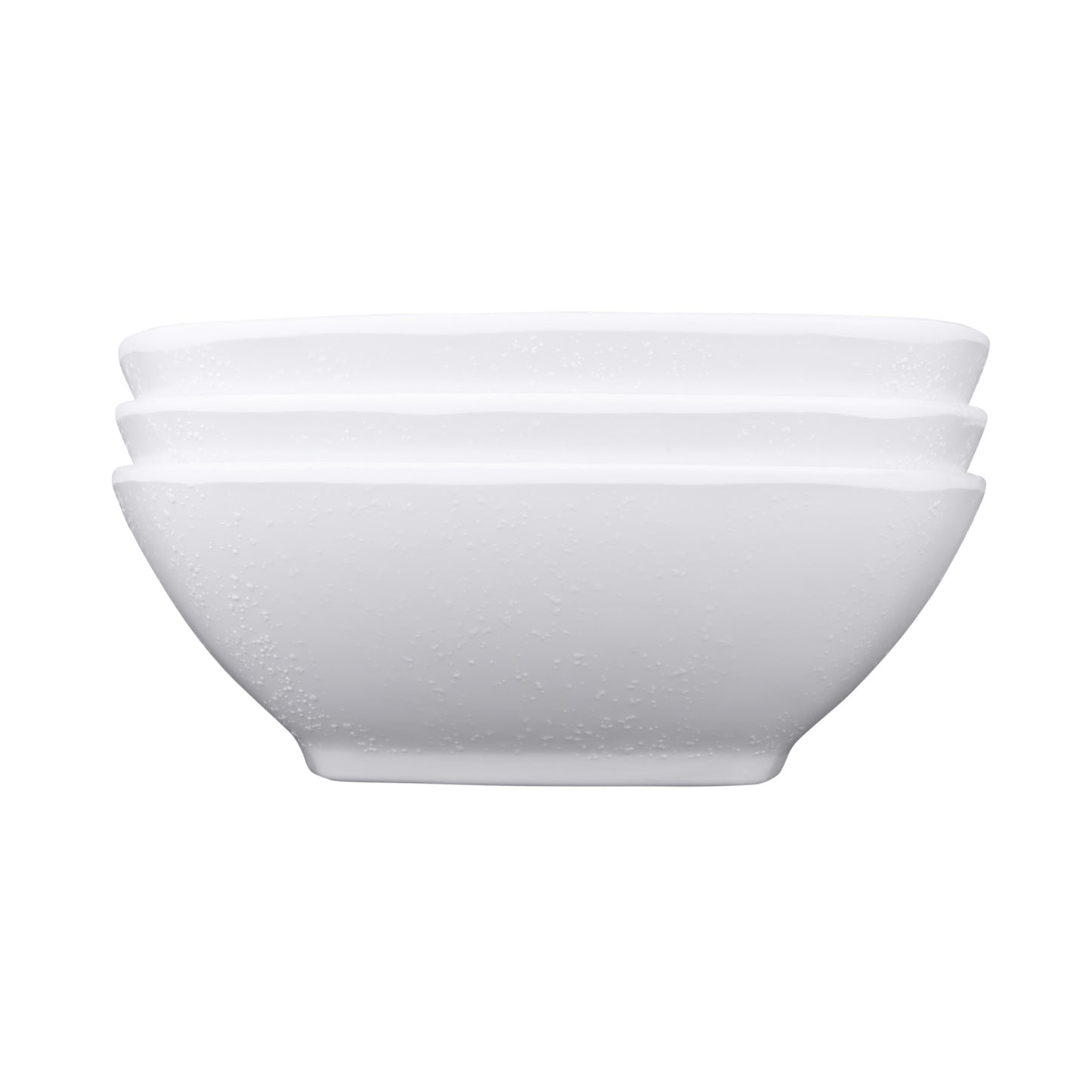 Melamine Square Bowl - White