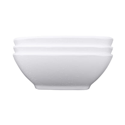 Melamine Square Bowl - White