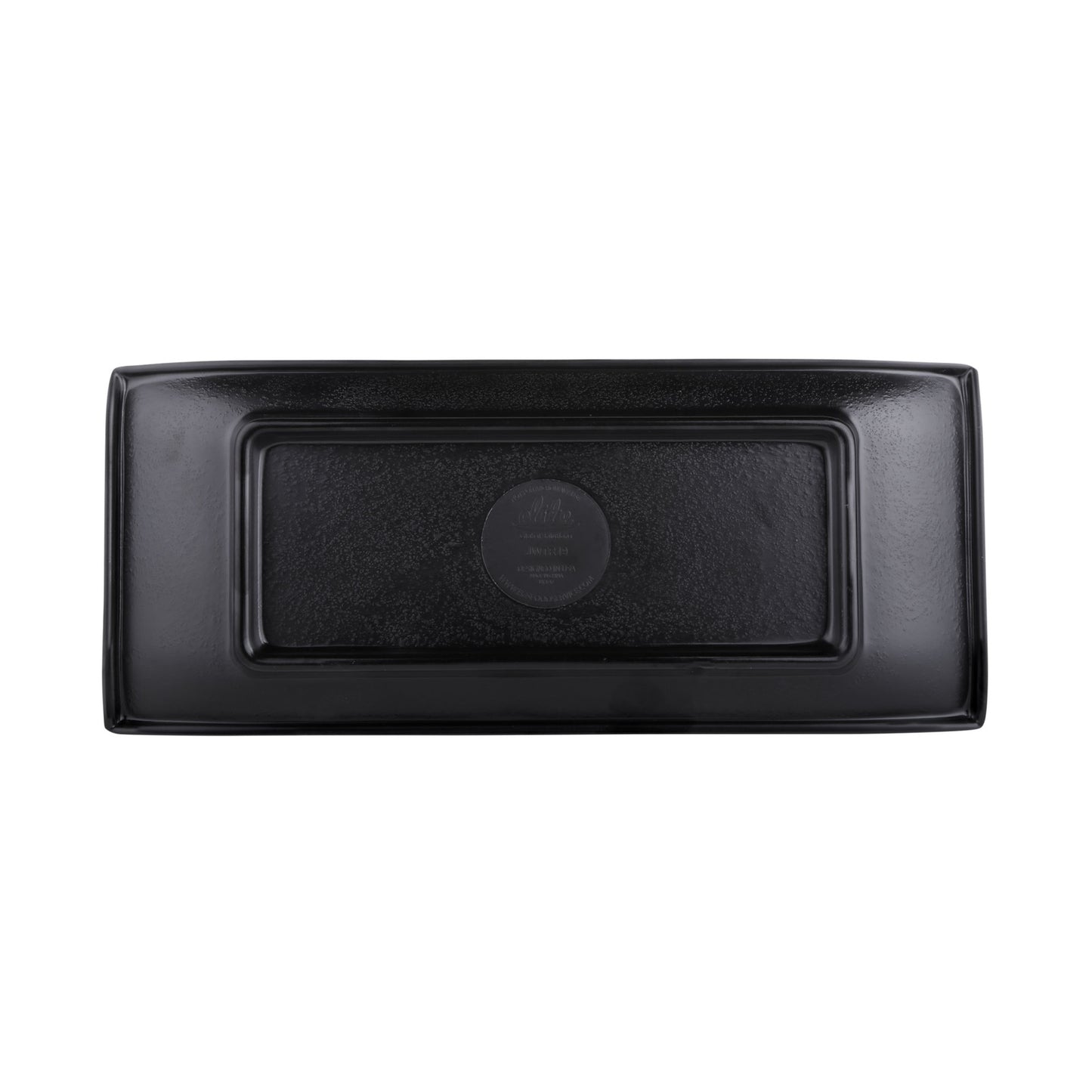 Melamine Rectangular Tray - Black