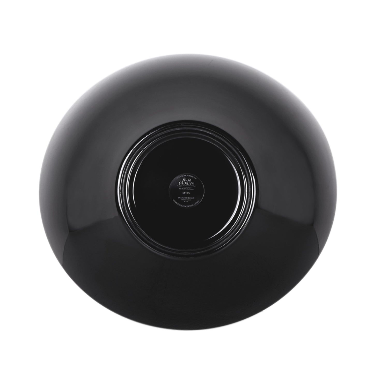 Melamine Round Bowl - Black