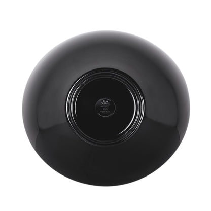 Melamine Round Bowl - Black