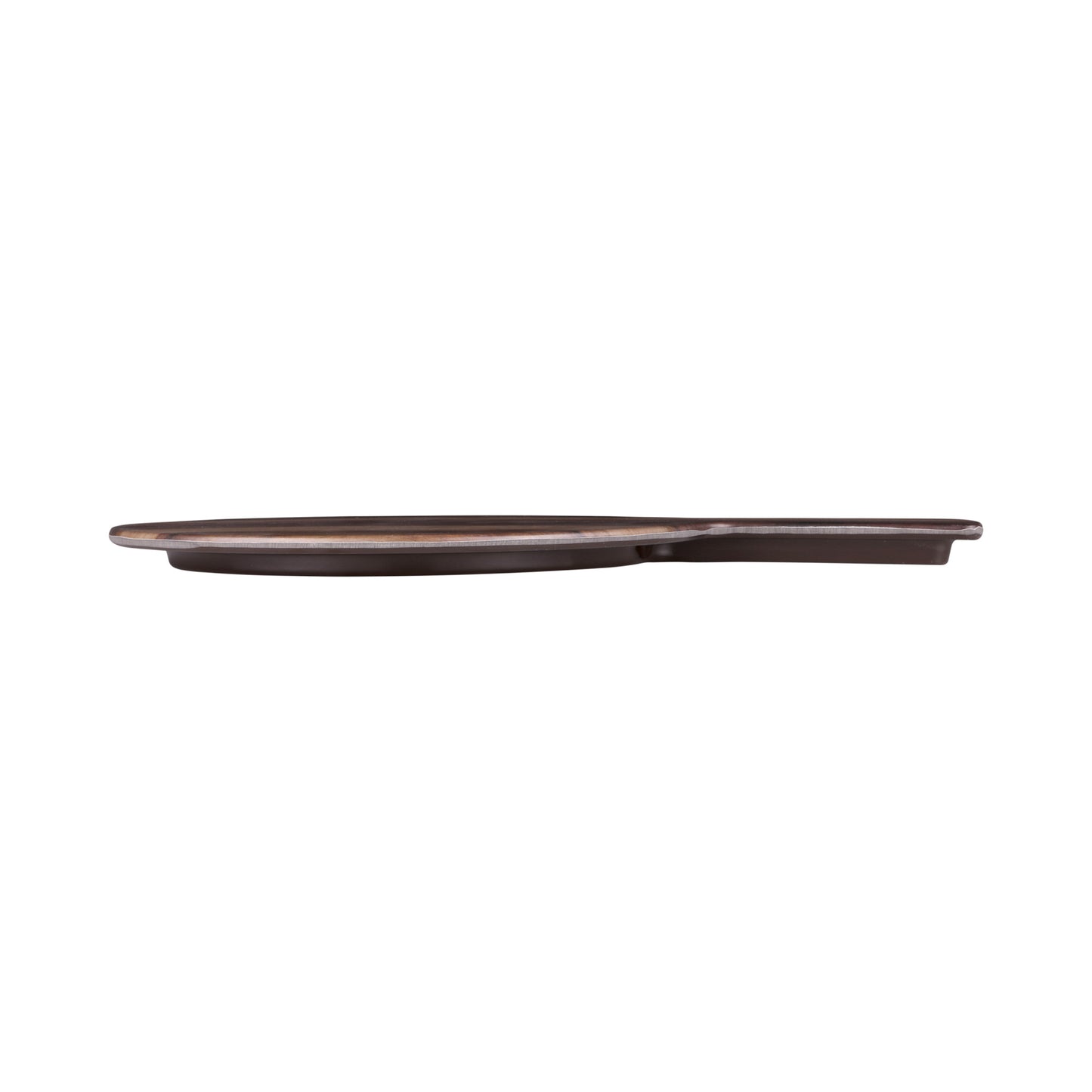 Melamine Round Serving Board - Bamboo