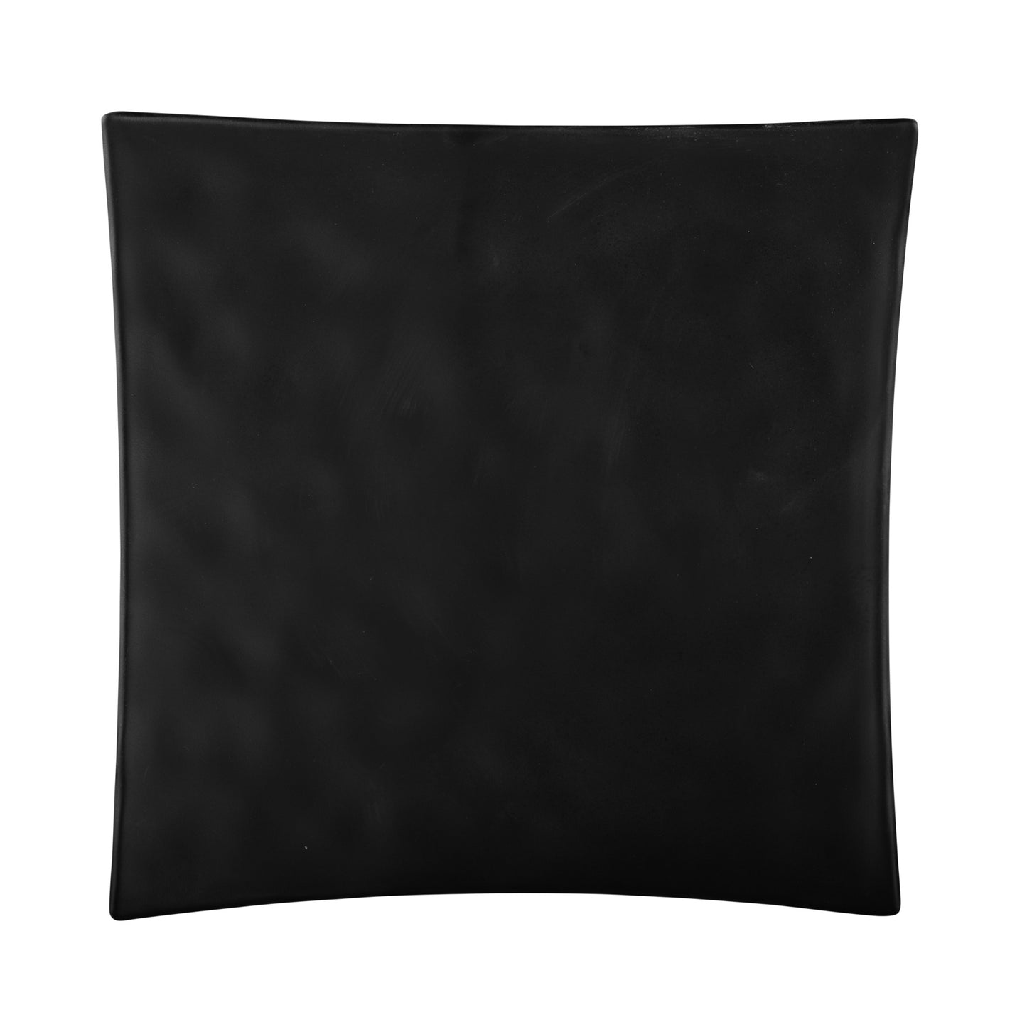 Melamine Square Shallow Plate - Black