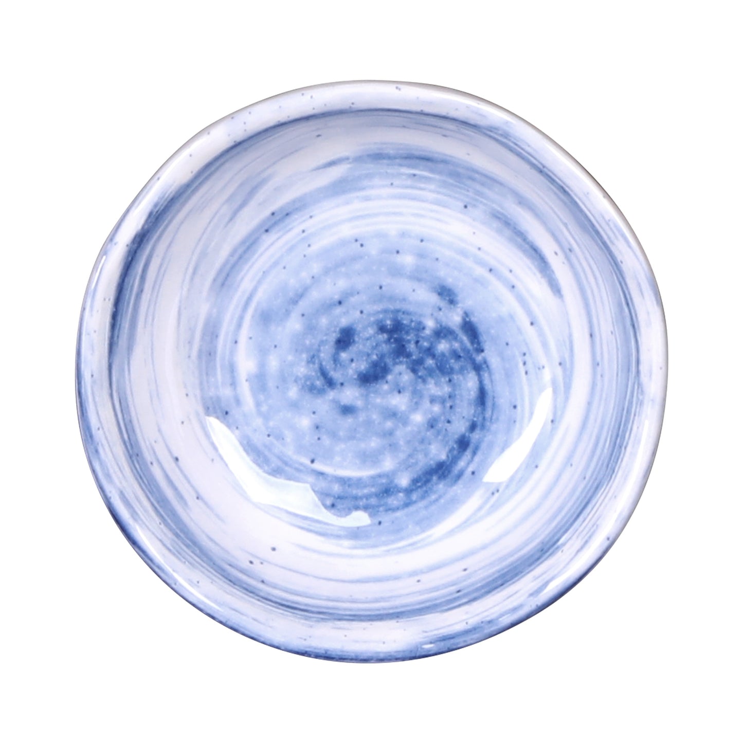 Melamine Round Bowl - Navy Design