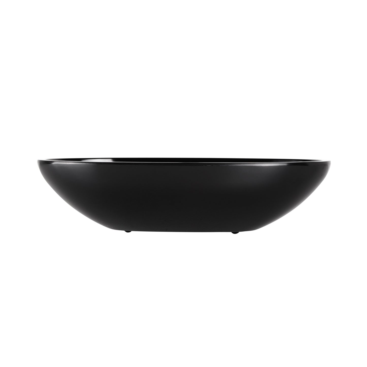 Melamine Long Oval Bowl - Black