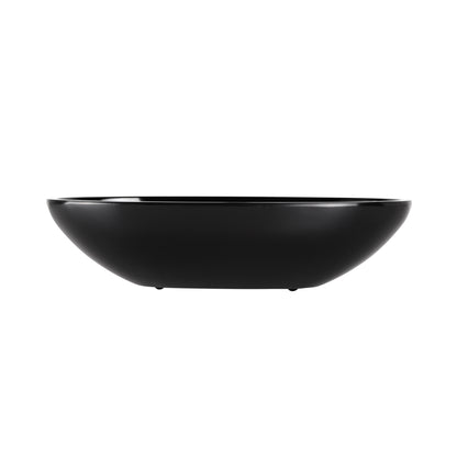 Melamine Long Oval Bowl - Black