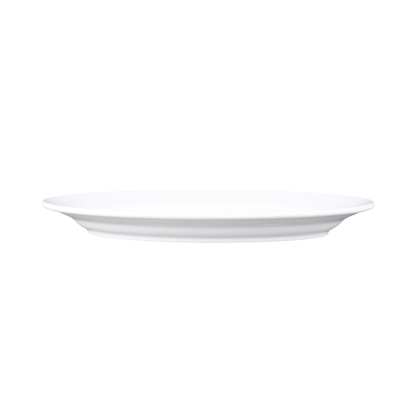 Melamine Oval Plate - White