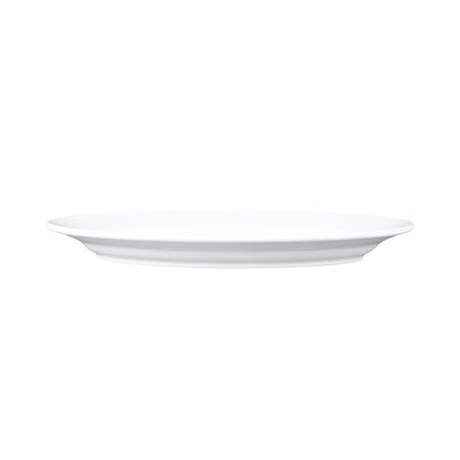 Melamine Oval Plate - White