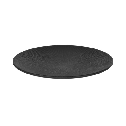 Melamine Round Plate - Black