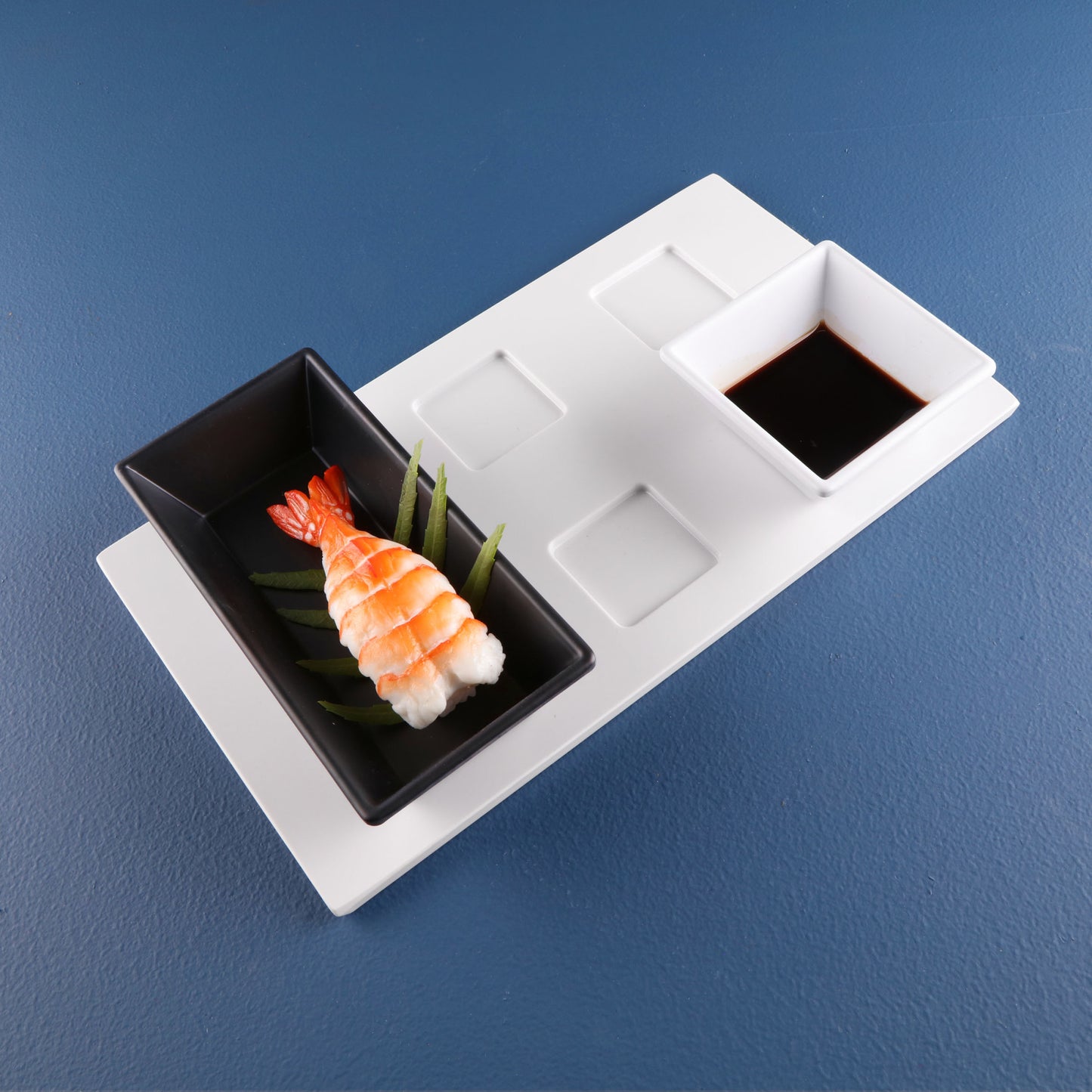 Melamine Rectangle Ramekin - Black