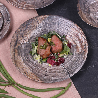 Melamine Round Plate - Knotwood