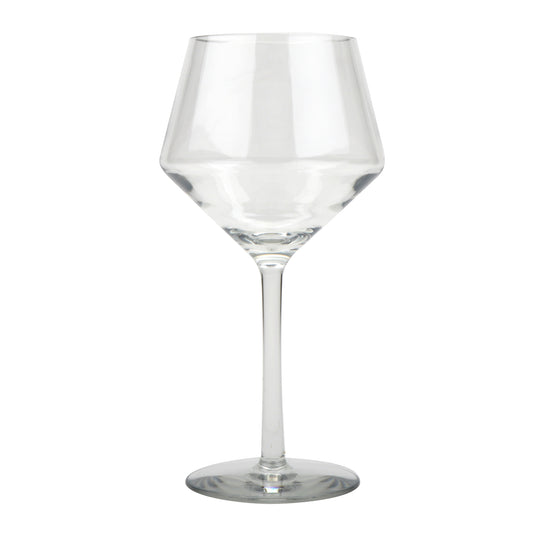 16 oz. Tritan, Clear, Wine Glass with Stem, (19 oz. rim-full), 3.25" Top Dia., 9" Tall, G.E.T Via (12 Pack)