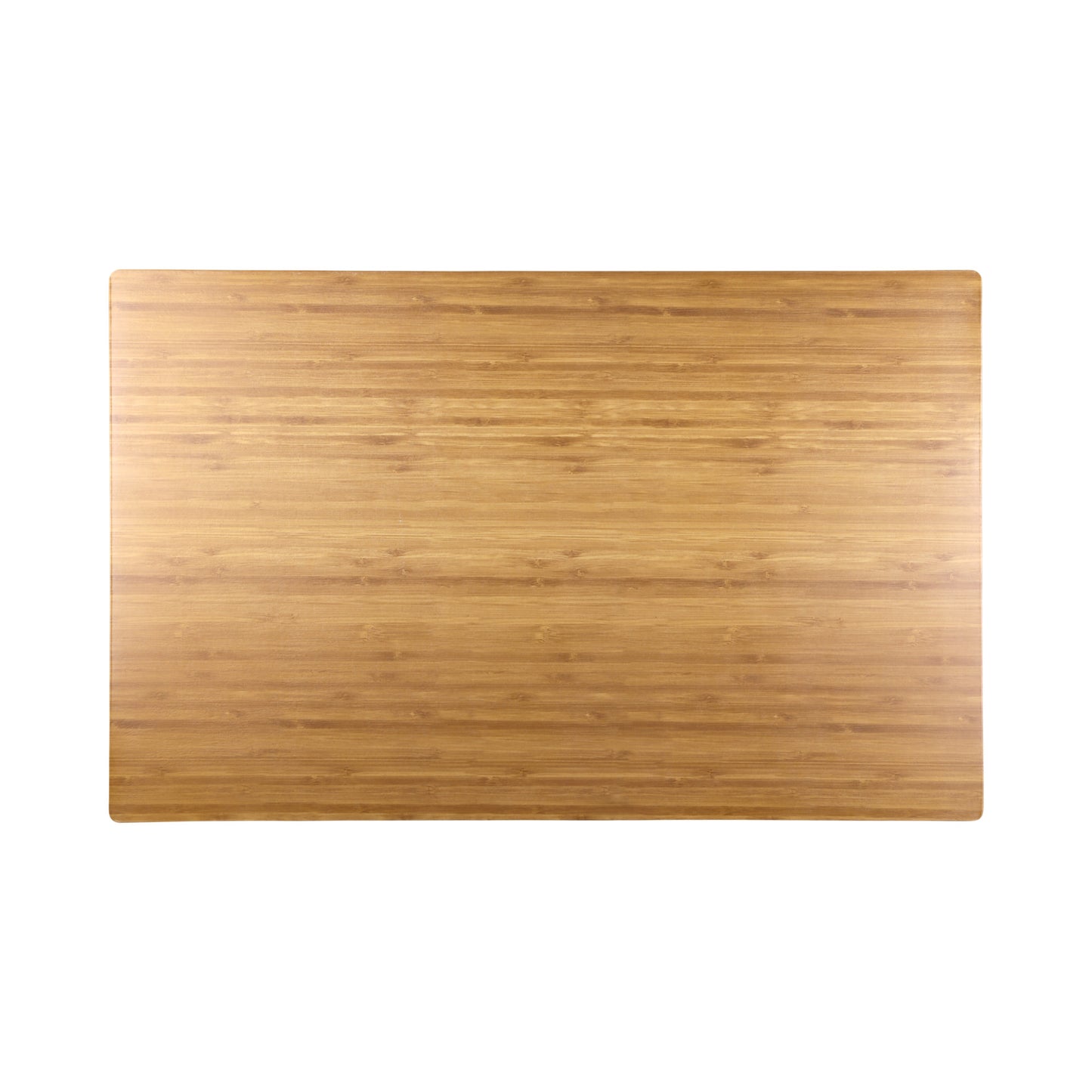 Melamine Rectangular Faux Wood - Bamboo