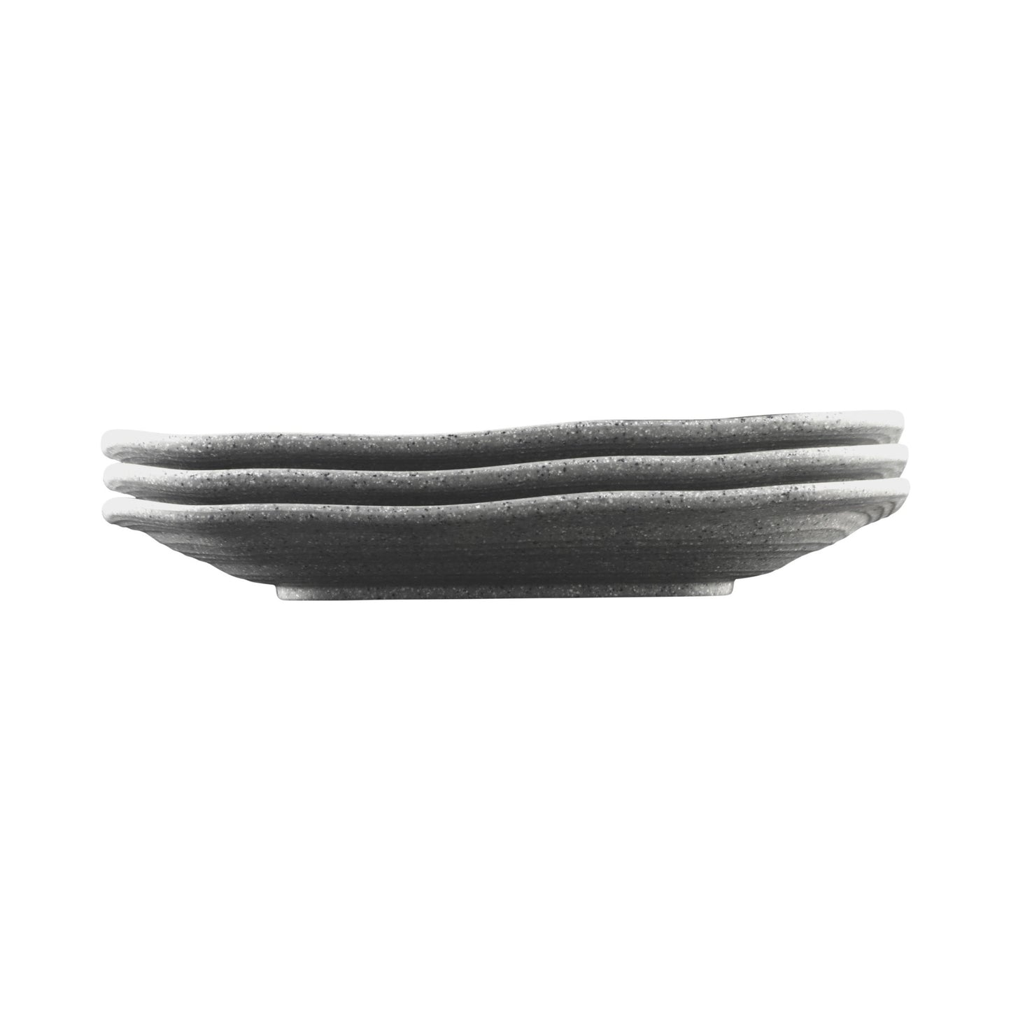 Melamine Irregular Square Plate - Granite Stone Design