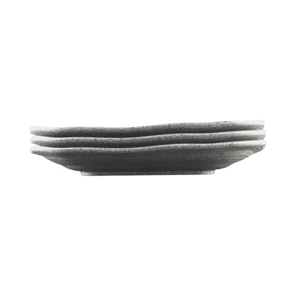 Melamine Irregular Square Plate - Granite Stone Design