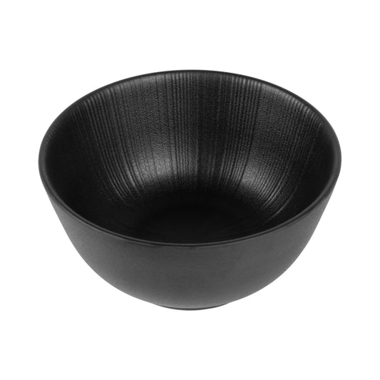 Melamine Round Bowl - Black