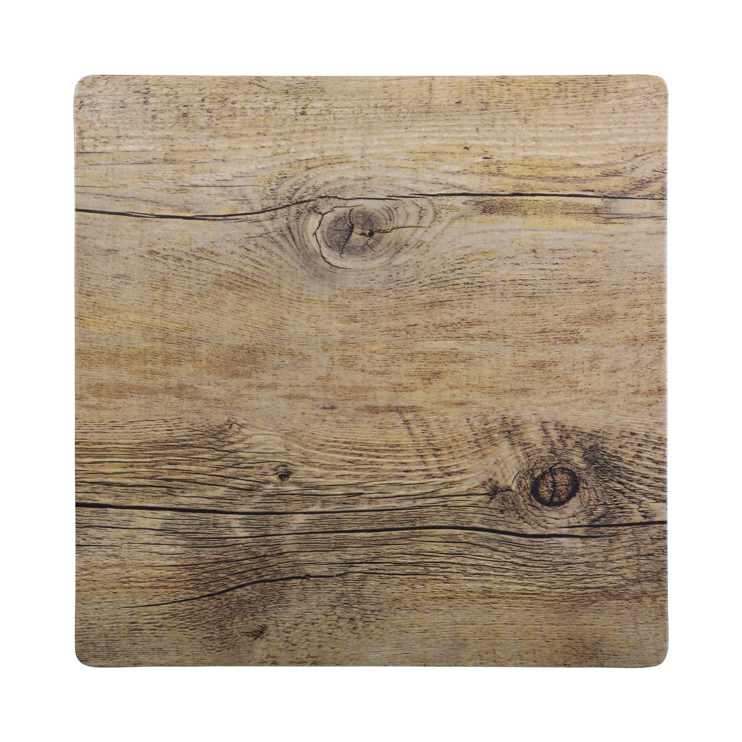 Melamine Square Faux Wood - Driftwood