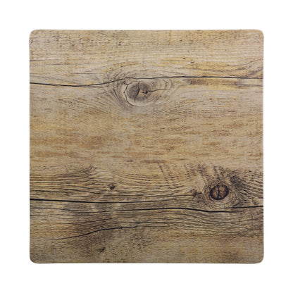 Melamine Square Faux Wood - Driftwood