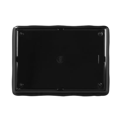 Melamine Rectangular Organic Tray - Black