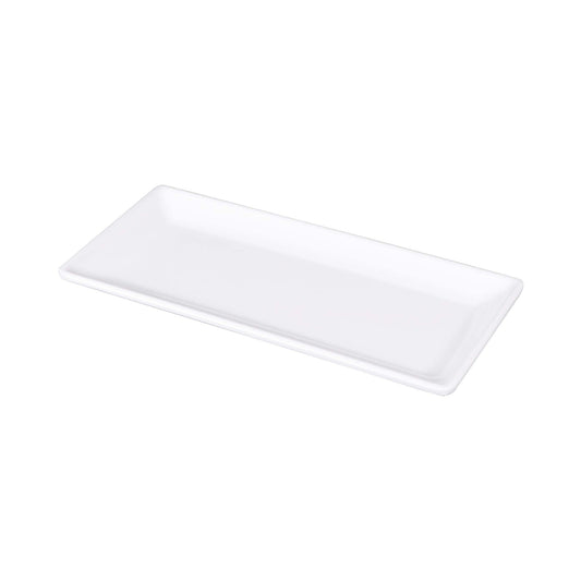 Melamine Rectangular Plate - White