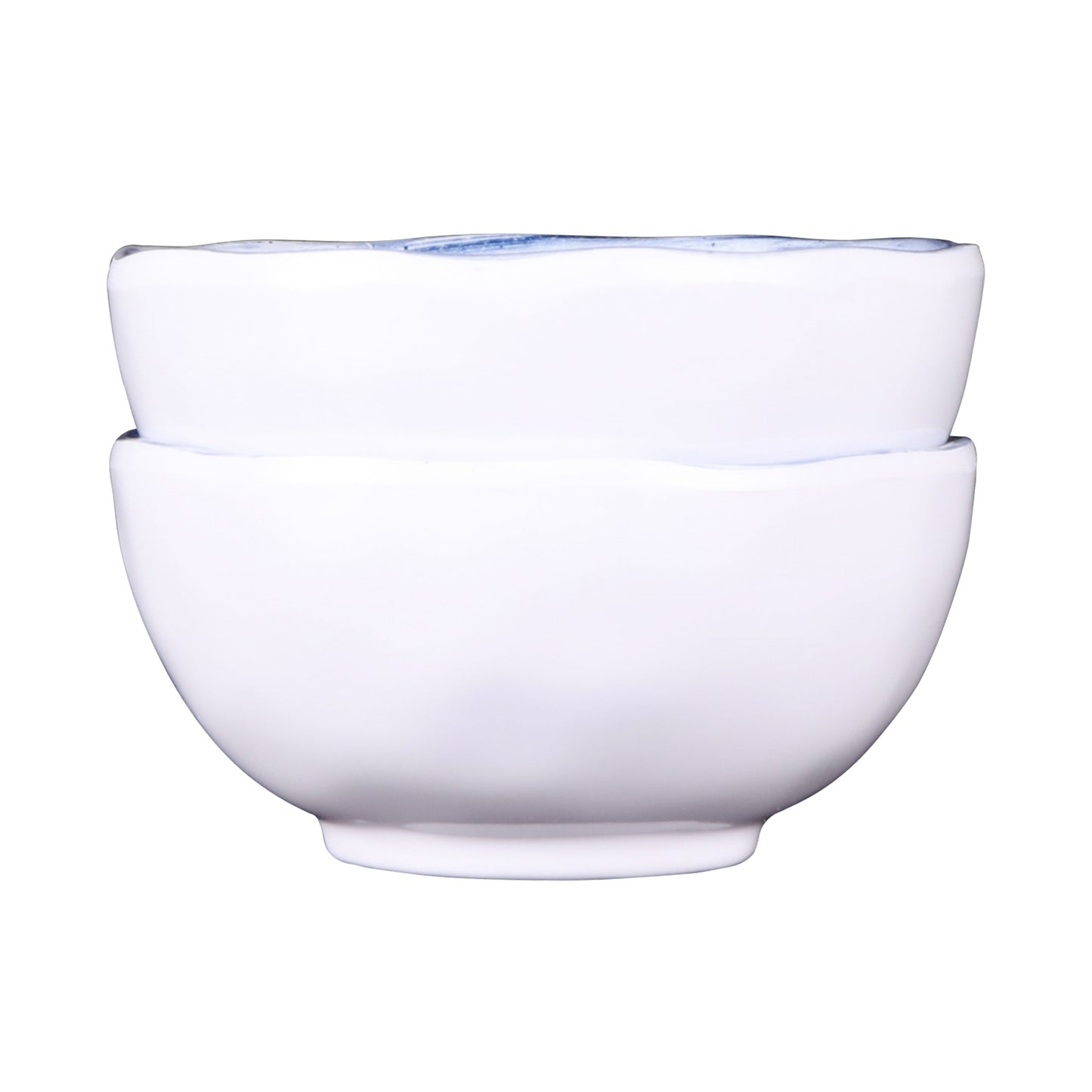 Melamine Round Bowl - Navy Design
