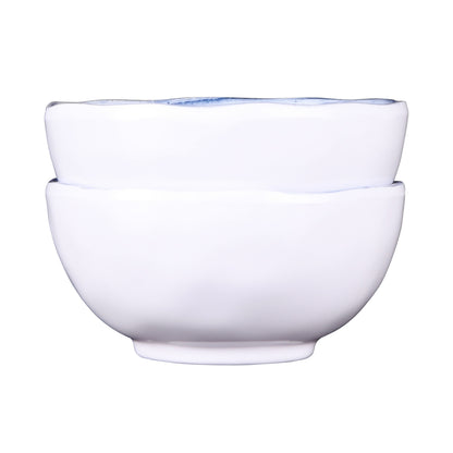 Melamine Round Bowl - Navy Design
