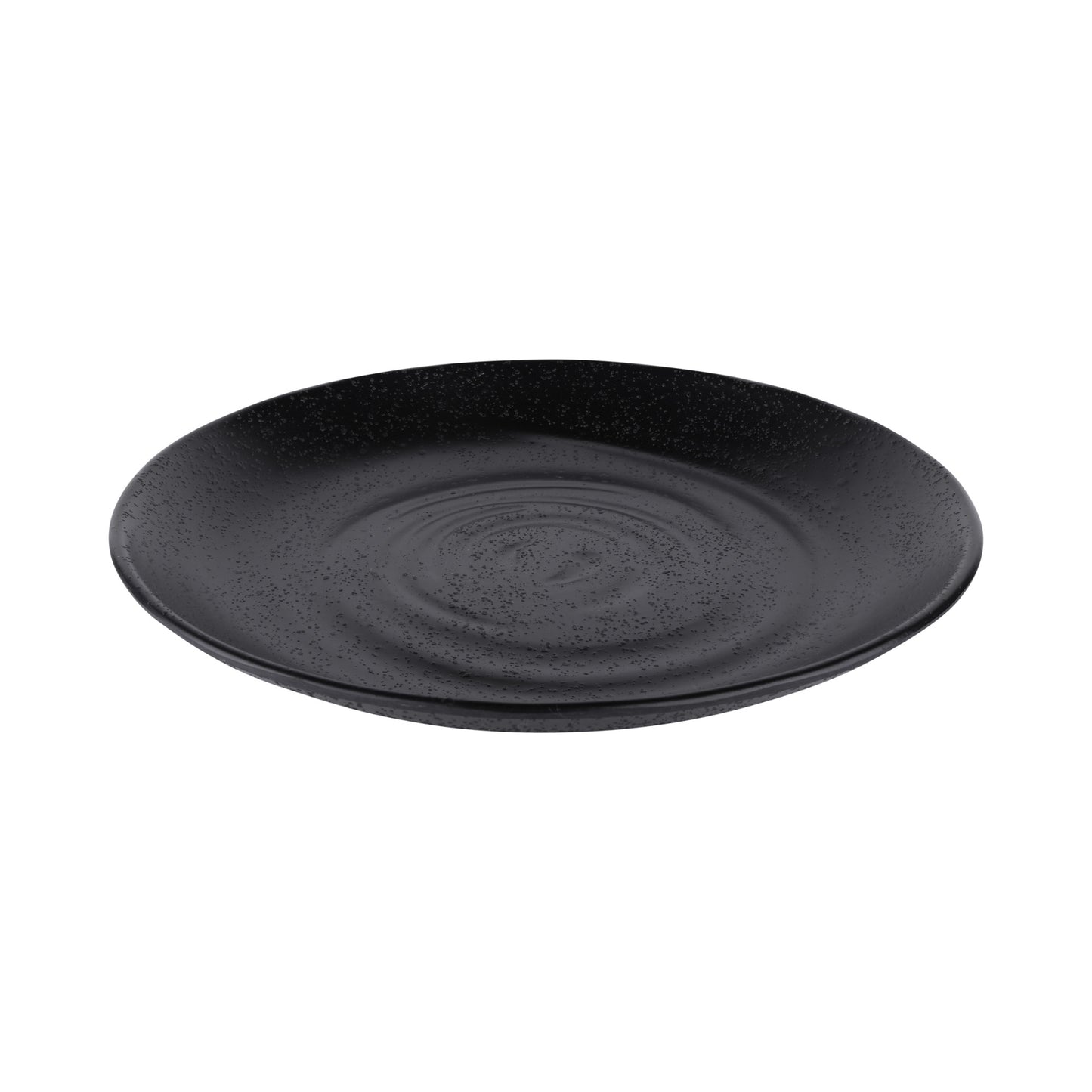 Melamine Round Plate - Black