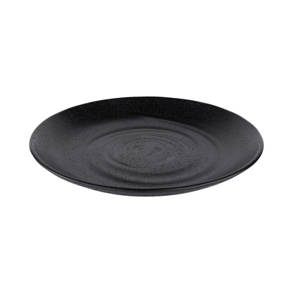 Melamine Round Plate - Black