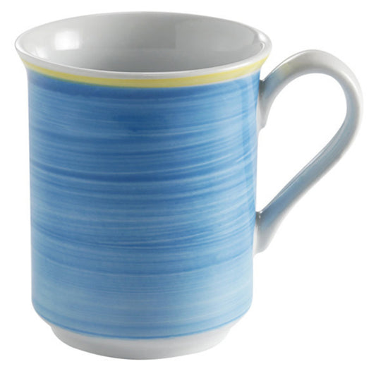 11 oz. Blue Porcelain Mug, 5" Dia., Corona Calypso (12 Pack)